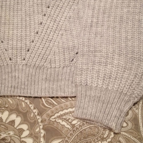 Pullover size S unused, gray