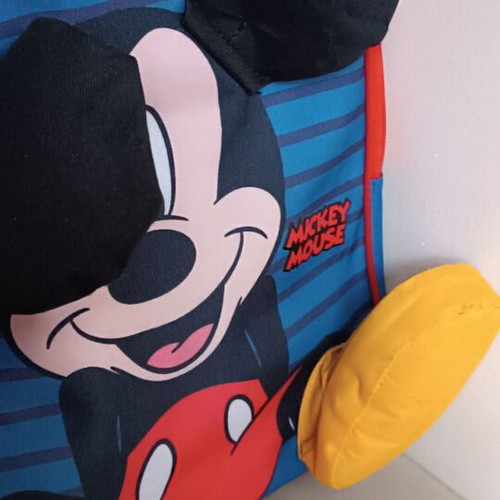 Mickey Mouse toddler bag used with 3D ears and feet