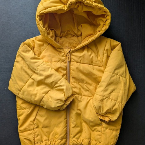 Zara baby jacket used, 12-18 months, bright yellow