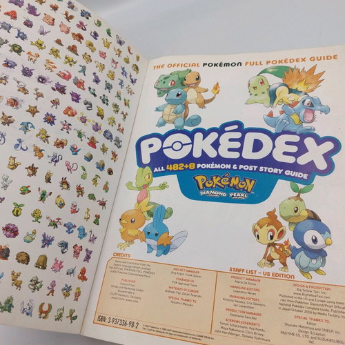 Official Pokemon Pokedex Guide Diamond and Pearl Version Vol. 2 used