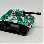  Τσιγκινο Vintage Tank Παιχνιδι με Κουρδιστηρι και Μηχανισμο