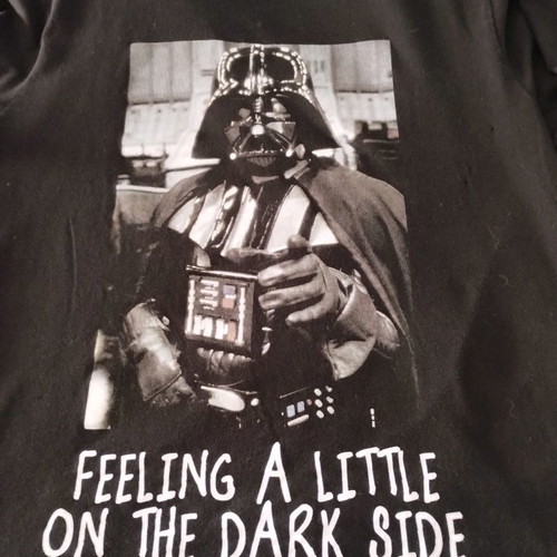 Star Wars T-shirt used, size S, black unisex