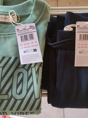 Orchestra tracksuit set 10 years new, blue and green