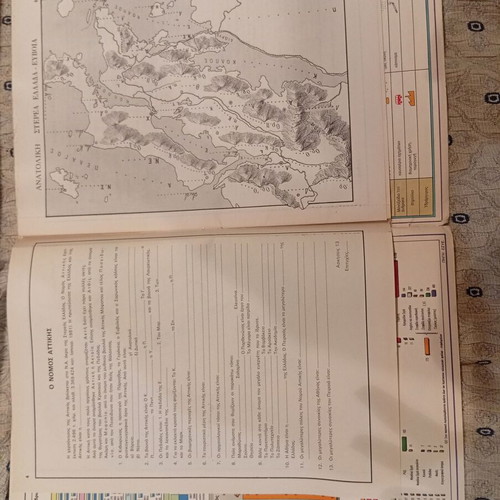 School atlas used, pack of 4 with supplementary and coverless atlas