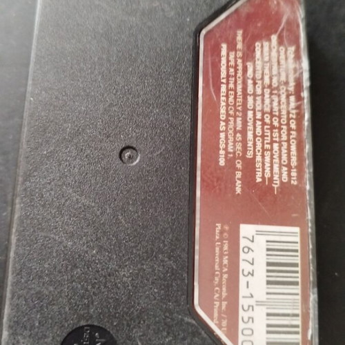 Best Of Tchaikovsky cassette tape like new, classical