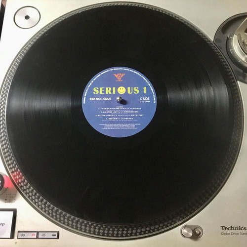 Serious 1 double vinyl LP used, electronic music compilation