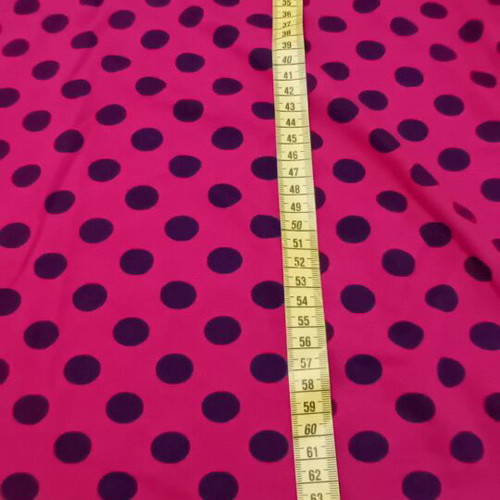 Women's polka dot blouse 2XL made in Greece, 100% cotton, new