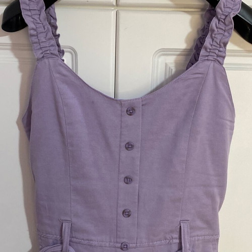 Funky Buddha purple one-piece jumpsuit like new, size M