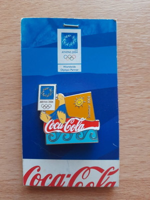 Coca Cola Summer 2003 Αθήνα 2004 χορηγική καρφίτσα Ολυμπιακών Αγώνων