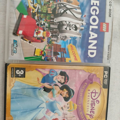 Legoland and Disney Princesses PC games used