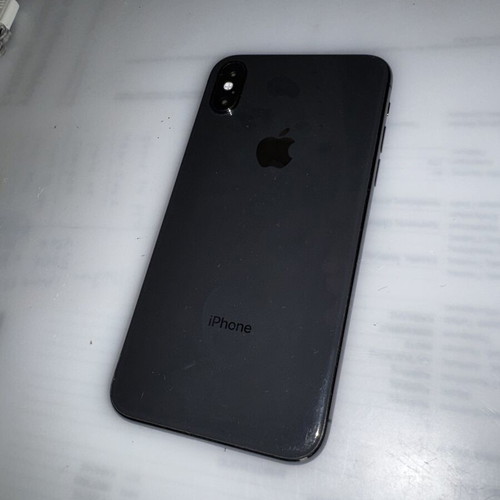iPhone X 64GB used, no Face ID, black, dual SIM
