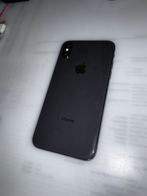 iPhone X 64GB used, no Face ID, black, dual SIM