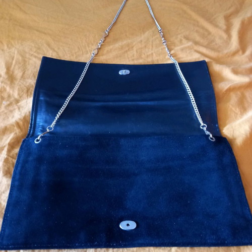 VINTAGE EVENING ROYAL BLUE LUXURY CLUTCH