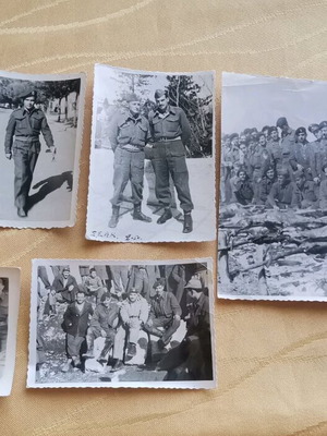 Military photos used, set of 6 from 1948 onwards