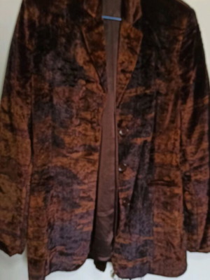 Women's velvet jacket like new, size M