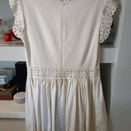 Red Valentino dress white like new, size 42 Italian