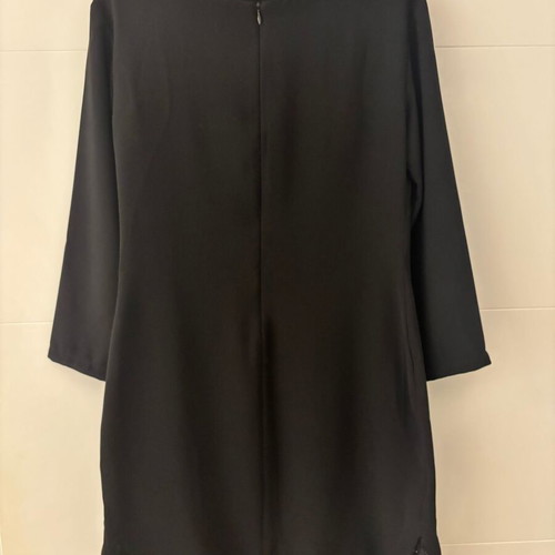 Massimo Dutti dress black, length 83 cm, slightly longer at back, like new