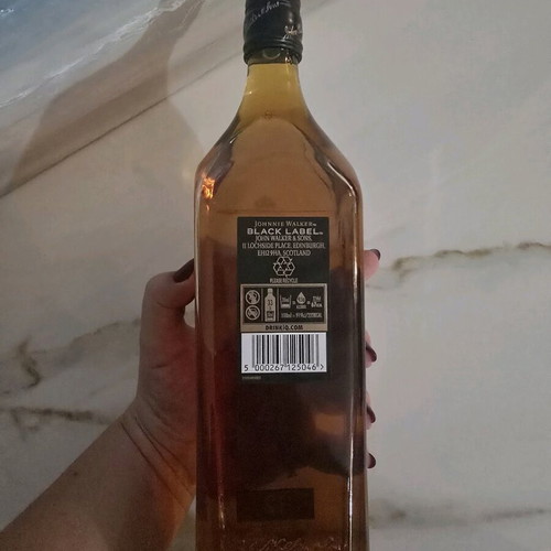 Johnnie Walker Black 1 liter bottle new, sealed
