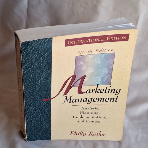 Marketing Management Ninth Edition book by Philip Kotler