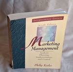 Marketing Management Ninth Edition book by Philip Kotler