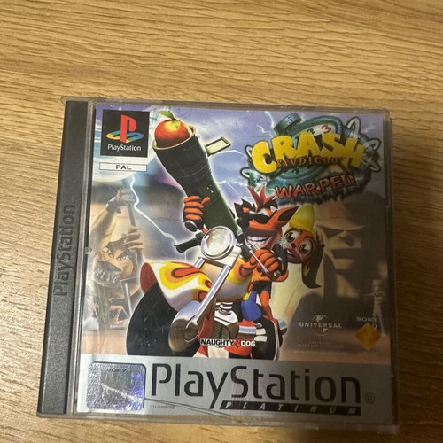 Crash Bandicoot 3: Warped PlayStation PS1 used with manual
