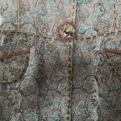 Hoss coat and skirt set like new with brocade and lace details