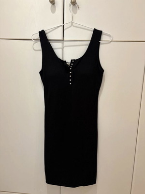 Dress2unDress dress with rhinestones one size new, black