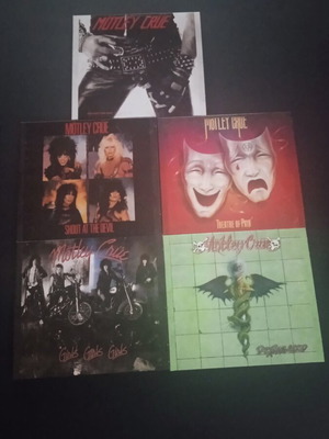 Mötley Crüe συλλογή CD με τα πρώτα πέντε άλμπουμ, 5 digipack επανεκδόσεις