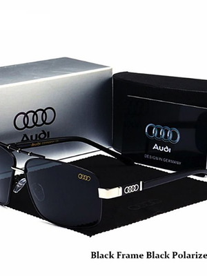 Audi sunglasses new, aluminum-magnesium frame, polarized lenses