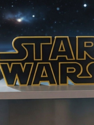 Star Wars Logo 3D Printed διακοσμητικό καινούργιο
