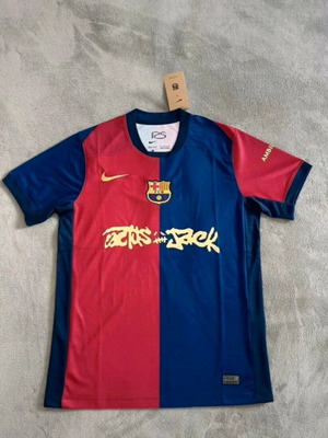 Μπλούζα Fc Barcelona x Travis Scott σαν καινούργια, αυθεντική, μέγεθος L