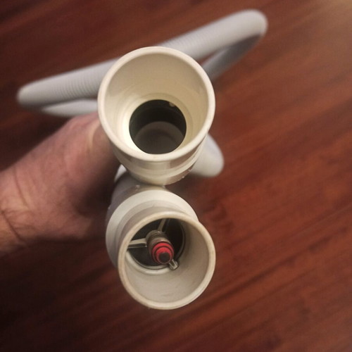 Washing machine drain hose new with valve