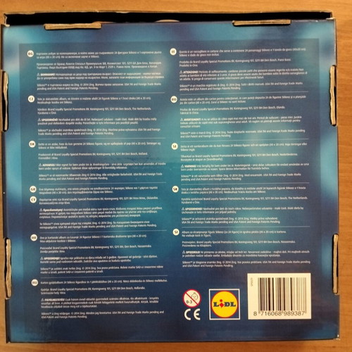 Stikeez figures used, box with 14 pieces Lidl