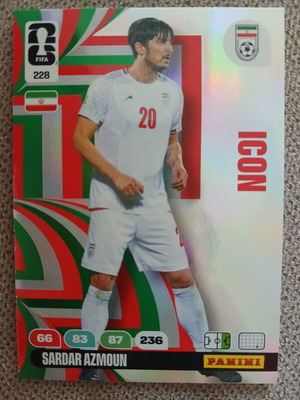 Panini FIFA World Cup 2026 Adrenalyn XL Icon Sardar Azmoun σαν καινούργιο