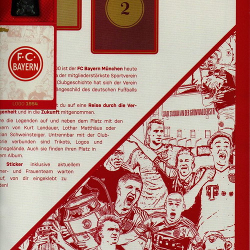 Bayern Munchen Official Sticker Album new, 125 years