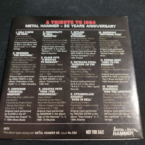Metal Hammer A Tribute To 1984 CD used, metal