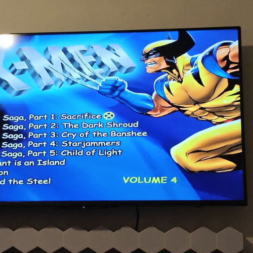X-Men The Animated Series Volume 4 DVD like new, dubbed in Greek