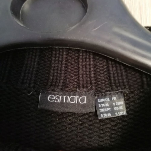Pullover size S used, black in very good condition