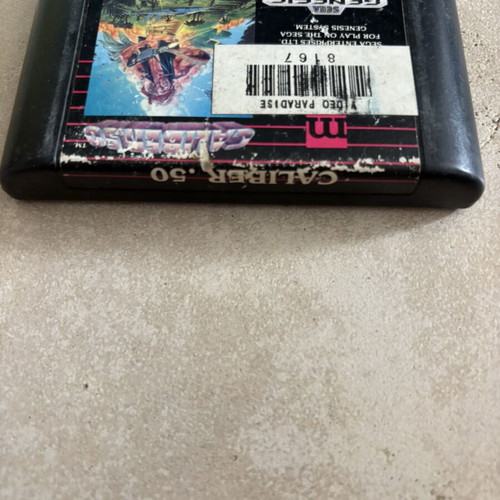 Caliber 50 Sega Genesis game