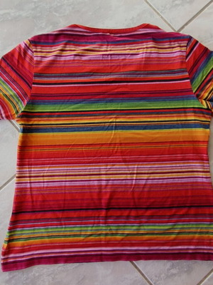 Summer blouse in multicolor viscose like new, size M