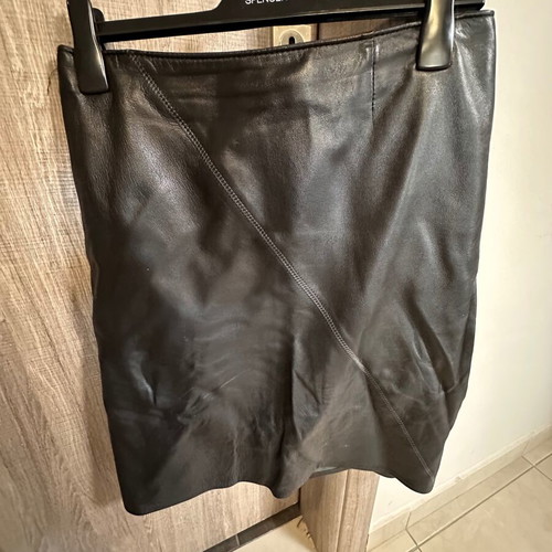 Leather skirt like new, size L / 40 / 12