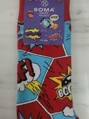 Soma Socks Boom size 40-46 new, multicolor