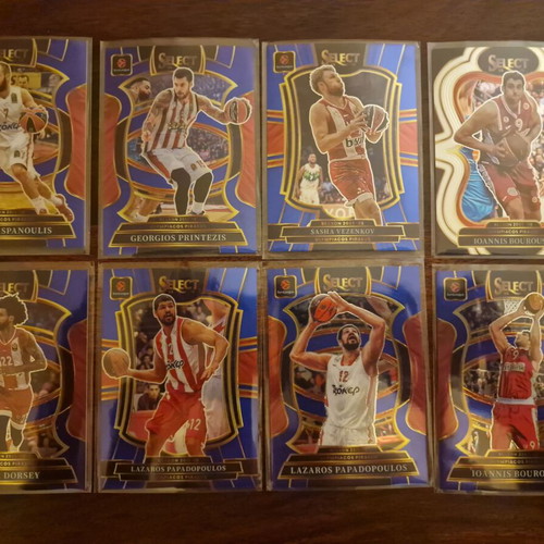 Panini Euroleague Select Olympiacos lot of 8 cards new