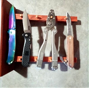 Συλλογή από πτυσσόμενα μαχαίρια κ πολυεργαλειο