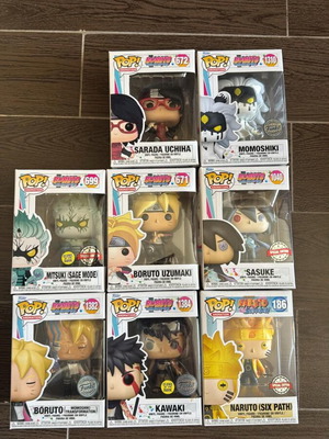 Naruto Funko Pop! vinyl figures set