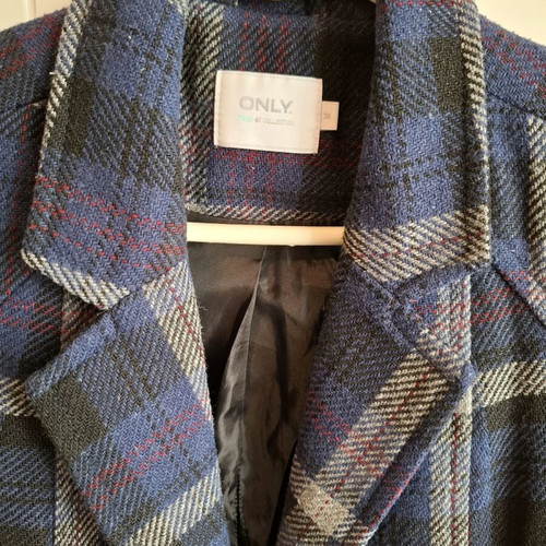 Only blazer like new, black and blue, size S