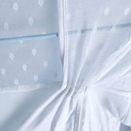 White Asymmetrical Ethereal Blouse Linea Tesini like new, size 34-36