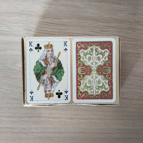 Piatnik Madame Patience Playing Cards set used, 2 decks with box