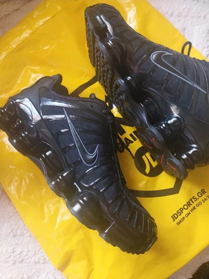 Nike Shox Tl Unisex Shoes Black Size 40.5 New