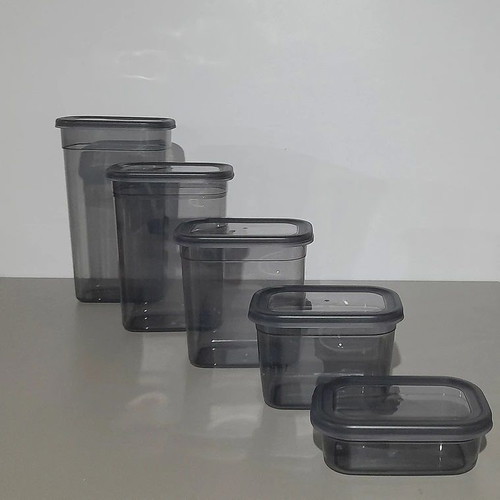 Rectangular food storage containers new, set of 20 pieces